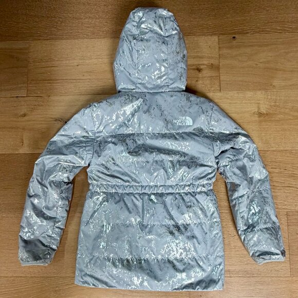 North Face !!Reversible!! Girls Medium Winter Coat - Picture 4 of 14